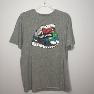 nike freesome dri fit tee!!